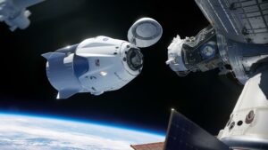 Nave espacial crew dragon, un ejemplo de la escala tecnológica para ir al espacio