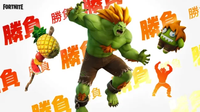 Blanka y Sakura de Street Fighter en Fortnite