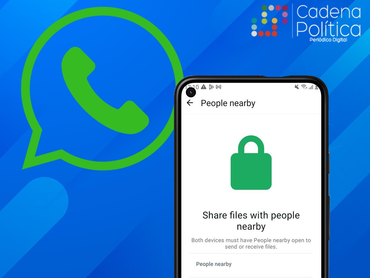 WhatsApp facilita el envío de archivos con "People Nearby"