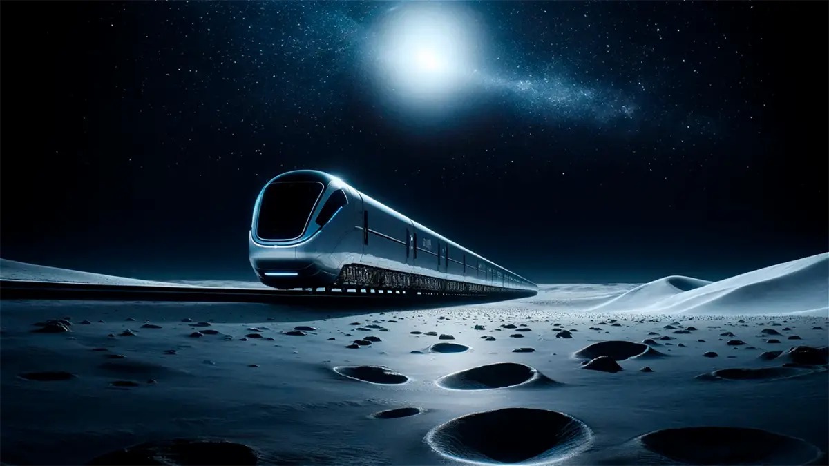 Revolucionario Proyecto: Tren Lunar para Colonias Espaciales