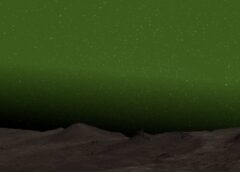 Aurora verde visible por primera vez en Marte