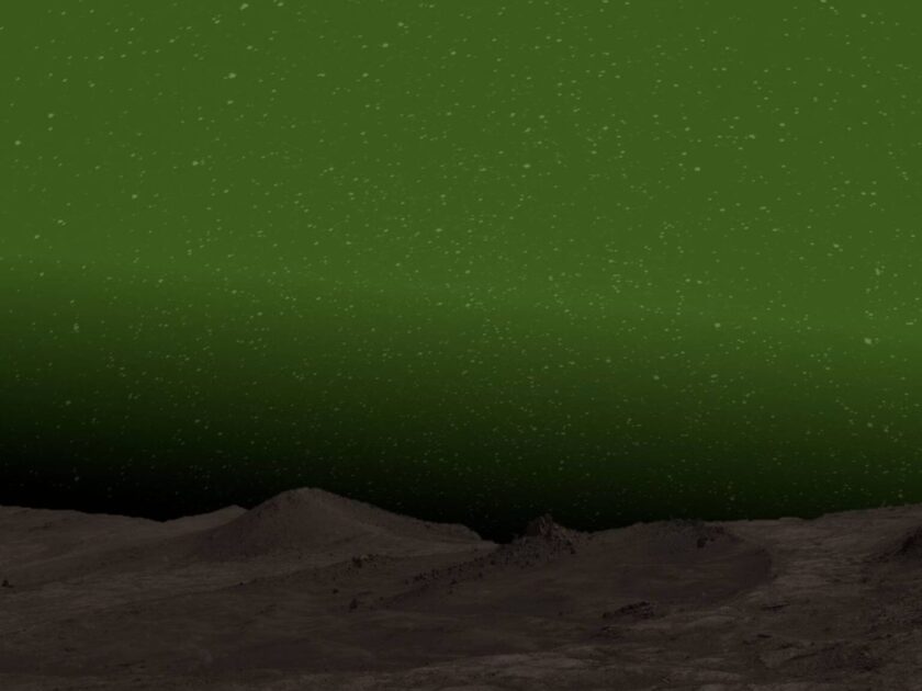 Aurora verde